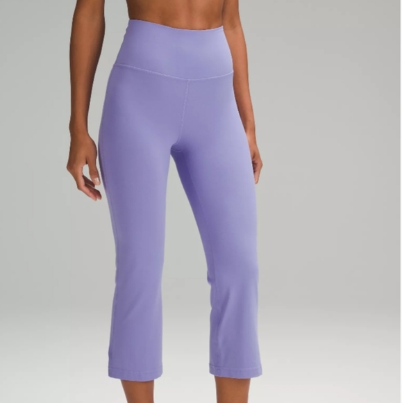 Lululemon Groove SHR Crop 23" Dk Lavender 4 NWT - Picture 2 of 10